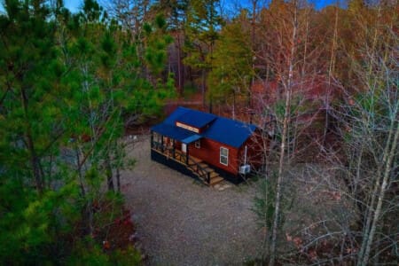 Cabin life, where every day is an outdoor adventure.