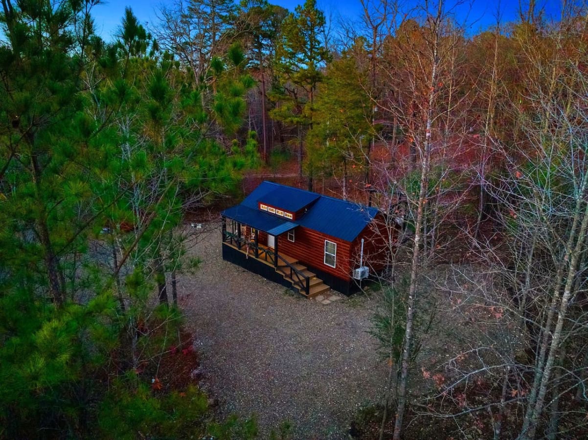 Cabin life, where every day is an outdoor adventure.