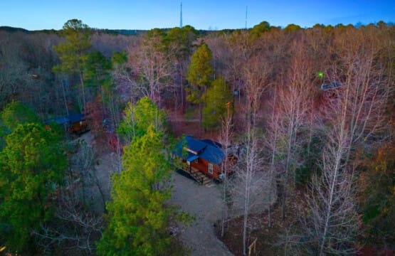 Rustic retreat, surrounded by nature's beauty.