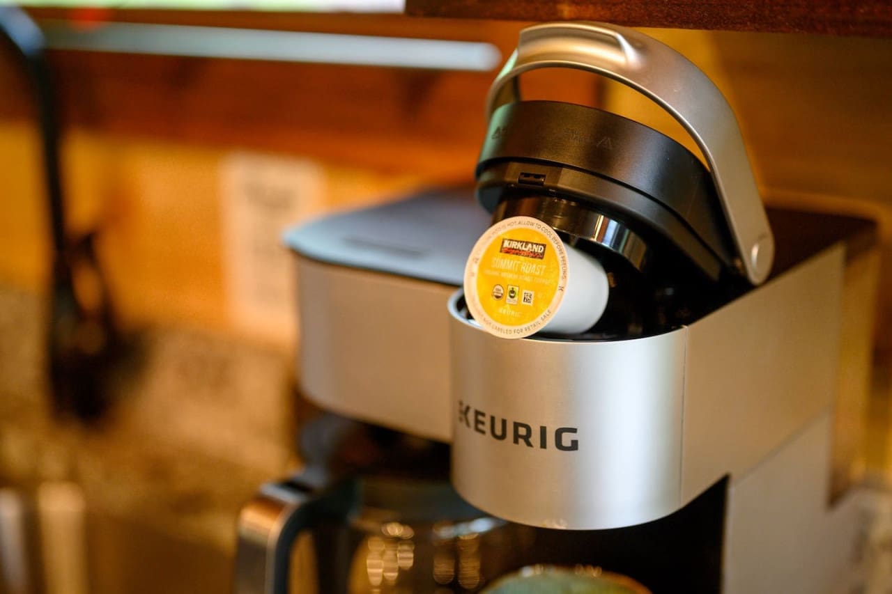 Brewing up happiness in our cozy cabin