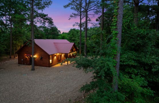 Twinkling lights and cabin delights