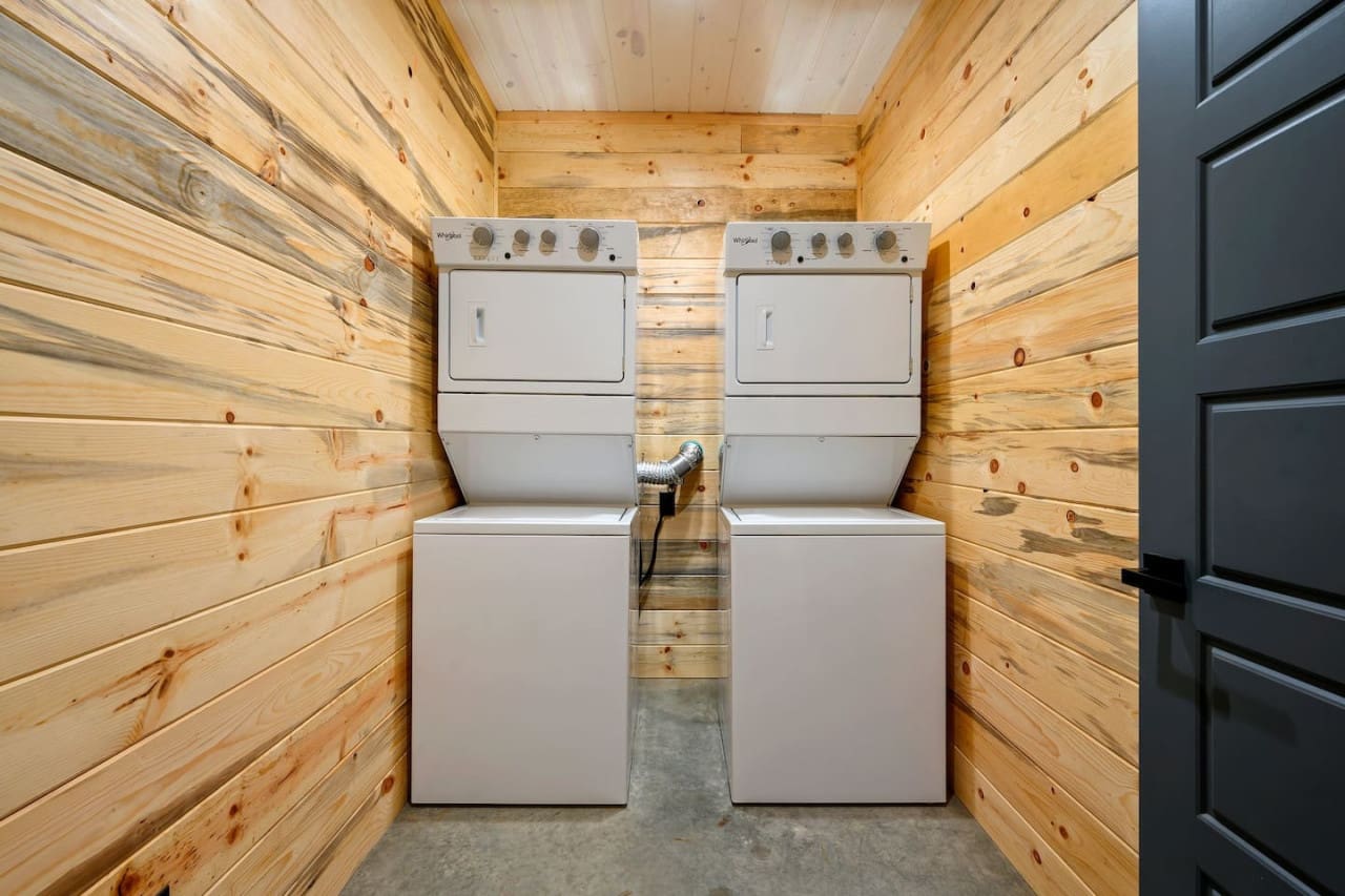Turn chores into a breeze with our well-equipped, cozy laundry room.
