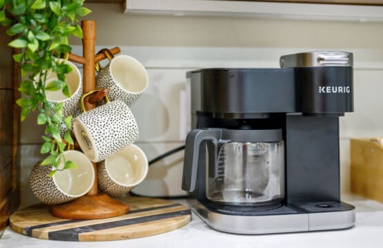 Wake up to fresh, aromatic coffee every morning with our stylish and efficient coffee maker.