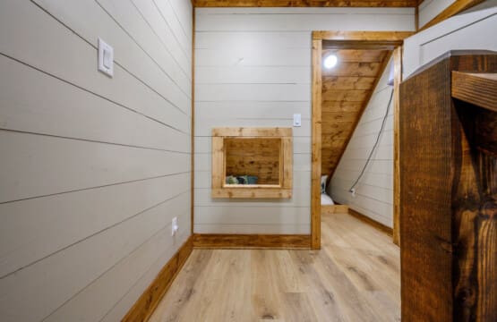 White walls provide a clean, serene backdrop, allowing your personal style and furnishings to shine.