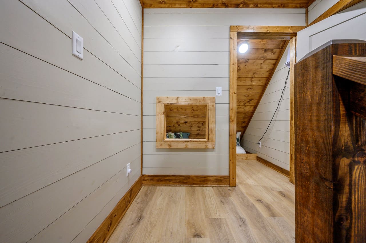 White walls provide a clean, serene backdrop, allowing your personal style and furnishings to shine.