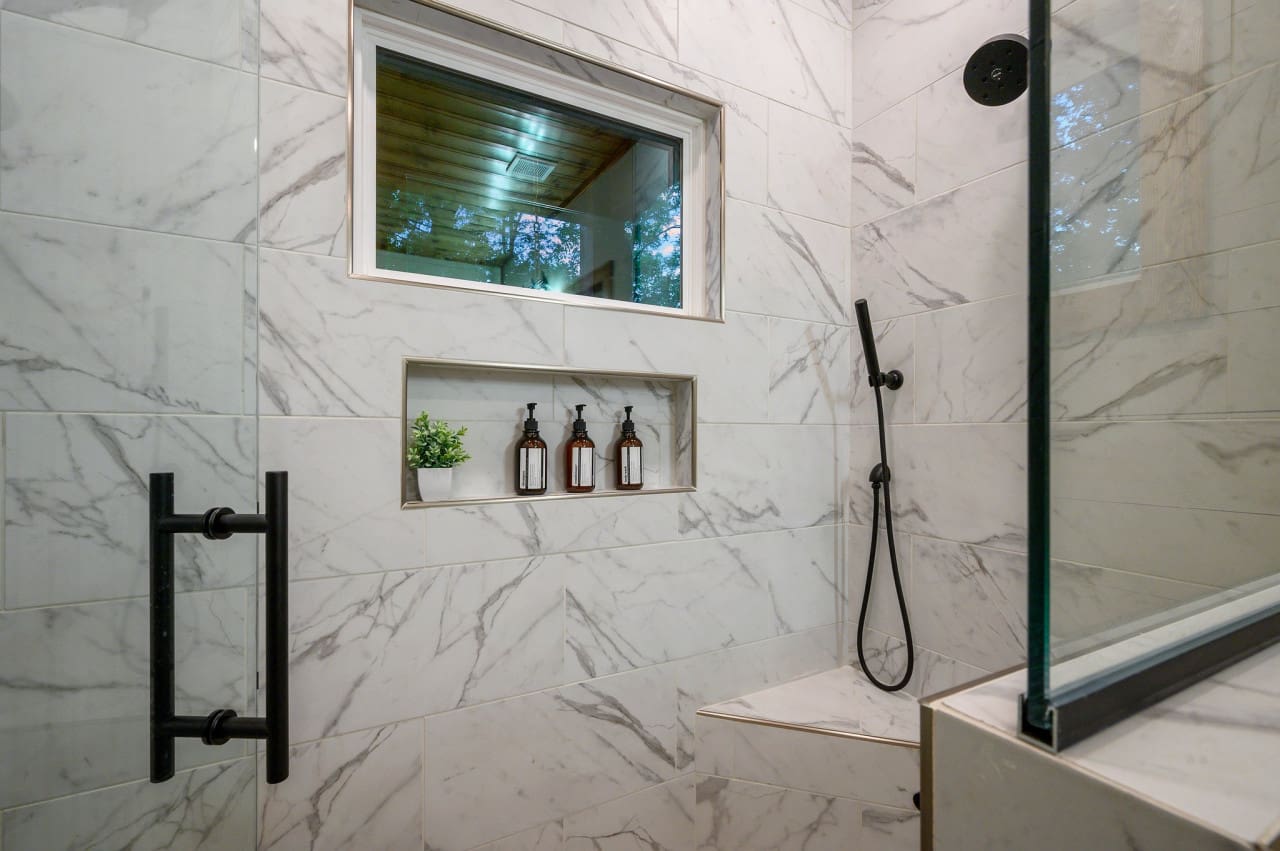 Transform your daily routine with a shower that's both stylish and rejuvenating.