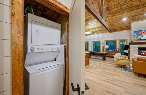 Keep your laundry in check with a room that offers smart solutions and a clean, contemporary look.