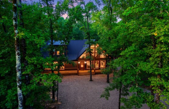 Escape to nature’s embrace—our cabin is nestled among trees, offering peace and privacy in every corner.