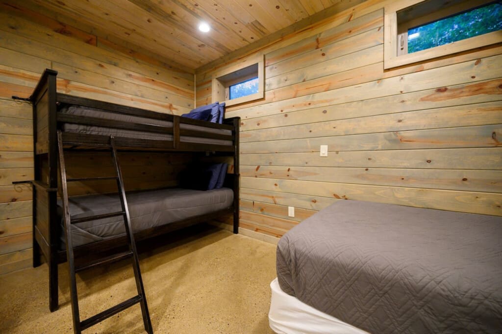 Double the fun and space-saving efficiency with a stylish bunk bed.