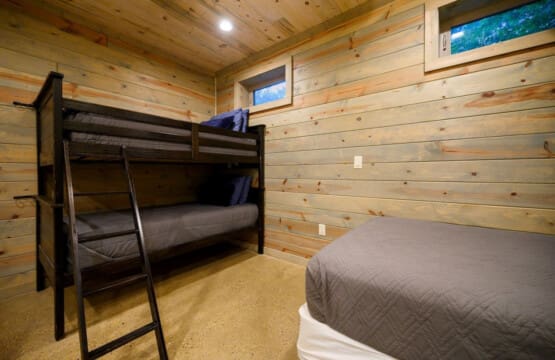 Double the fun and space-saving efficiency with a stylish bunk bed.