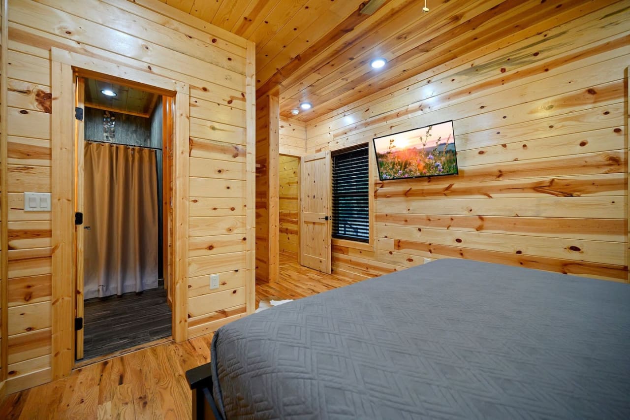 Create a haven of tranquility with a bedroom that invites you to unwind.