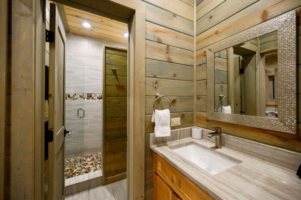 Step into comfort and convenience with a washroom designed for everyday ease.