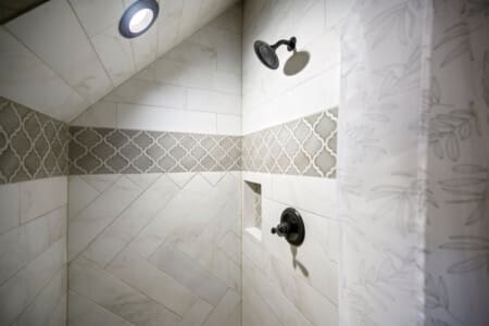 Step into comfort and refreshment with our modern shower, designed to provide a rejuvenating experience every time.
