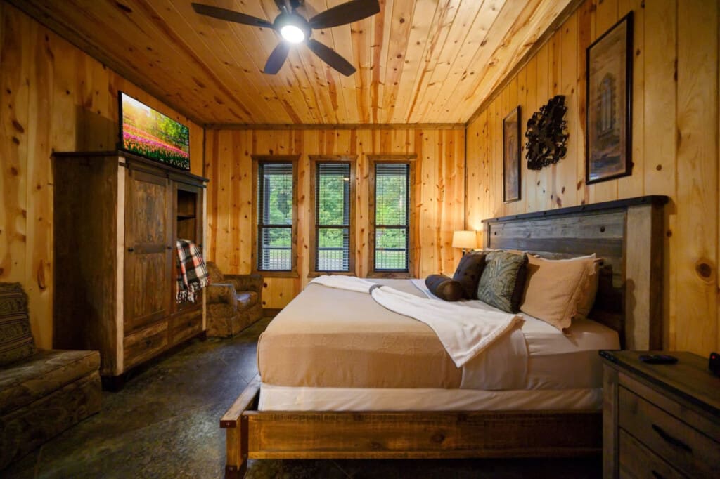 From plush bedding to tranquil ambiance, our bedroom is the perfect haven for your restful escape.