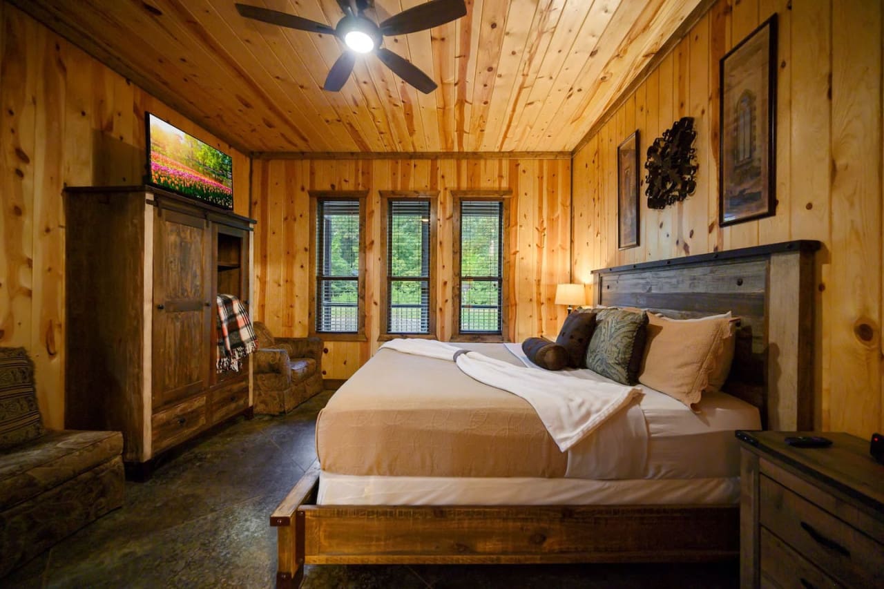 From plush bedding to tranquil ambiance, our bedroom is the perfect haven for your restful escape.
