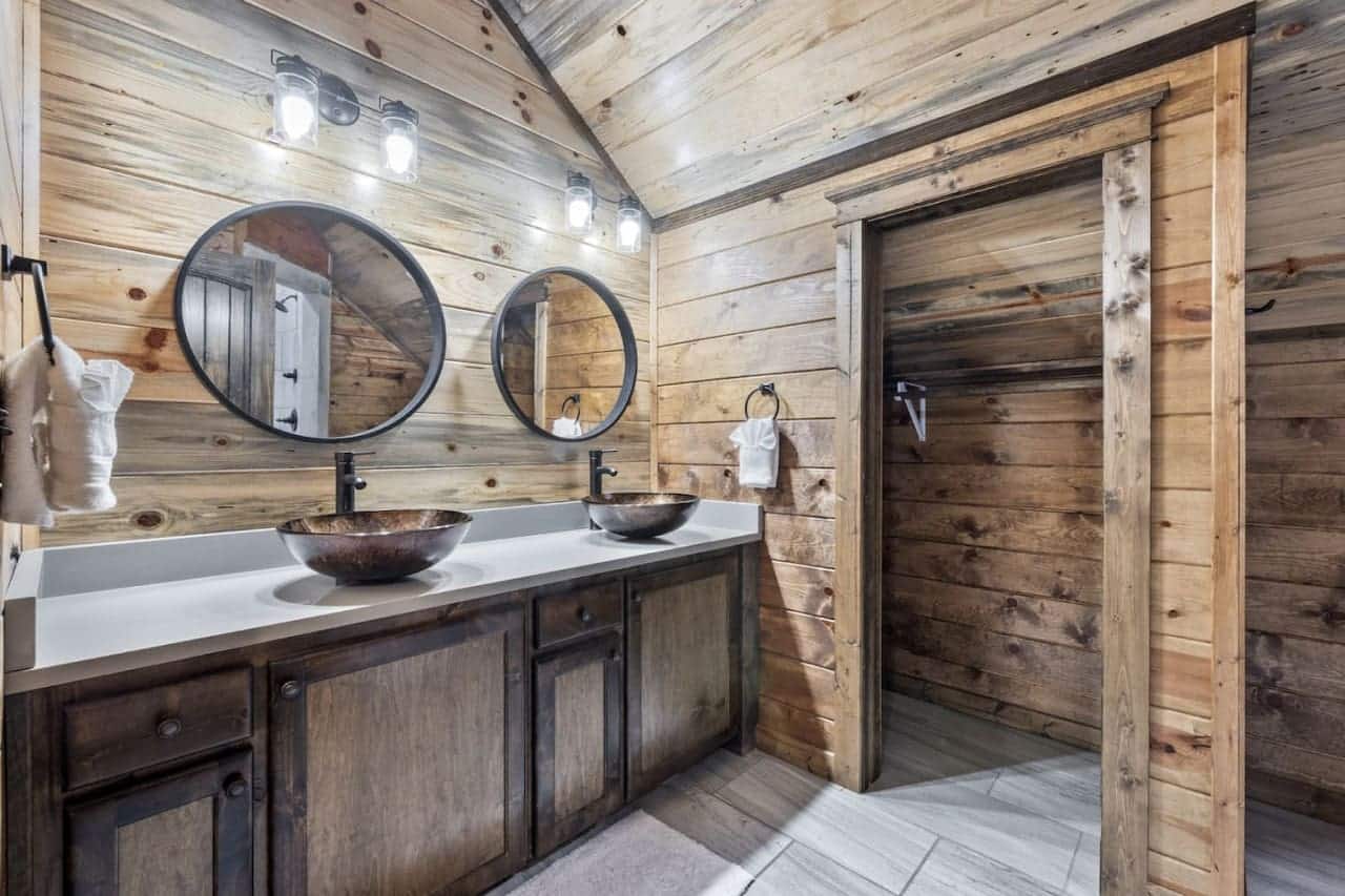In our washroom, every detail shines—especially this duo!