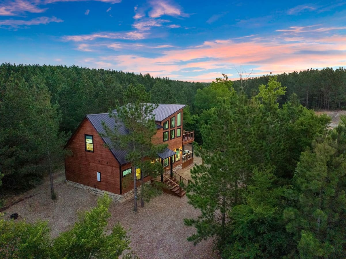 Tucked away in the trees, this cabin is our little piece of paradise!