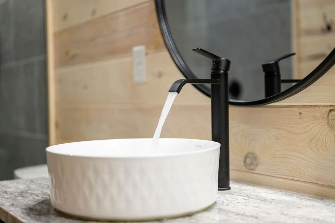 Sleek design meets functionality—our faucet is all about style and ease!