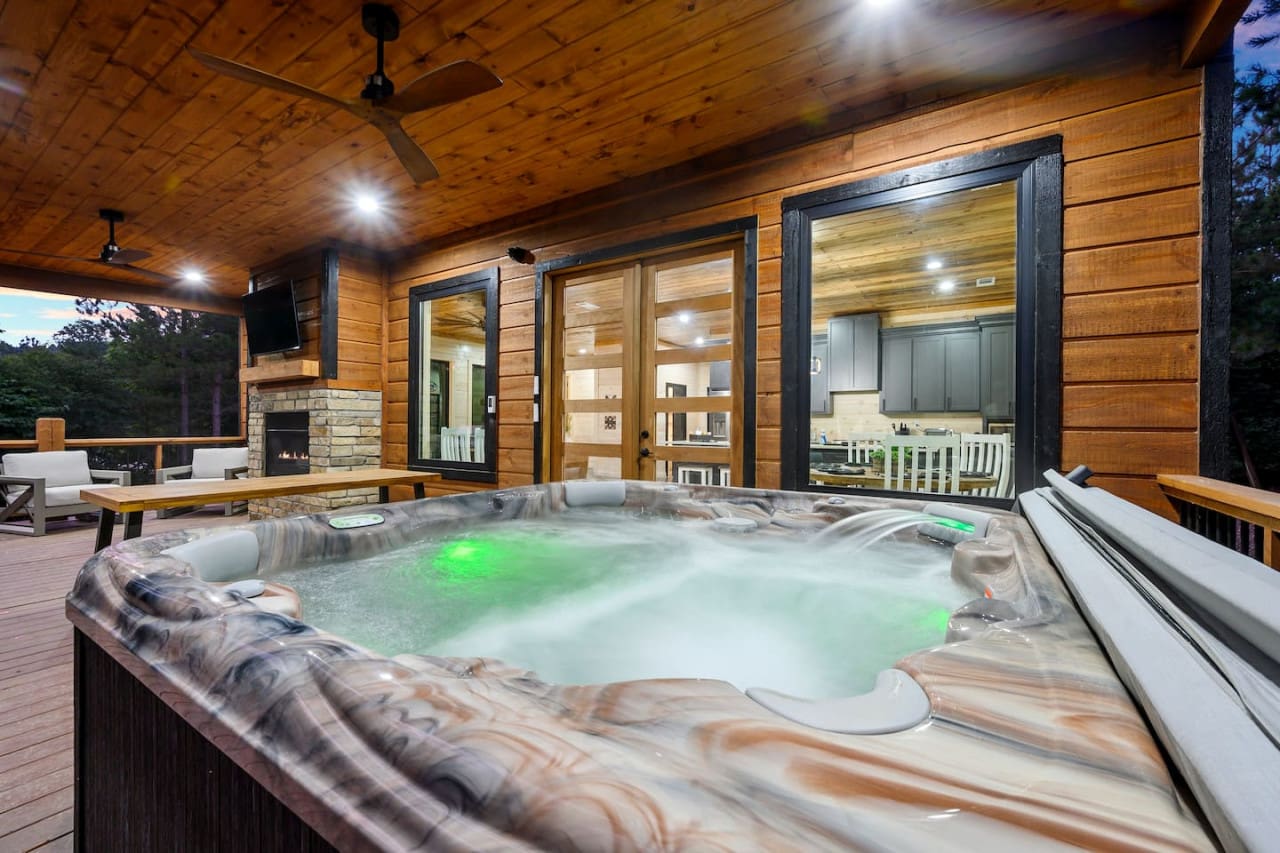 The perfect way to unwind after a long day. Cheers to relaxation!