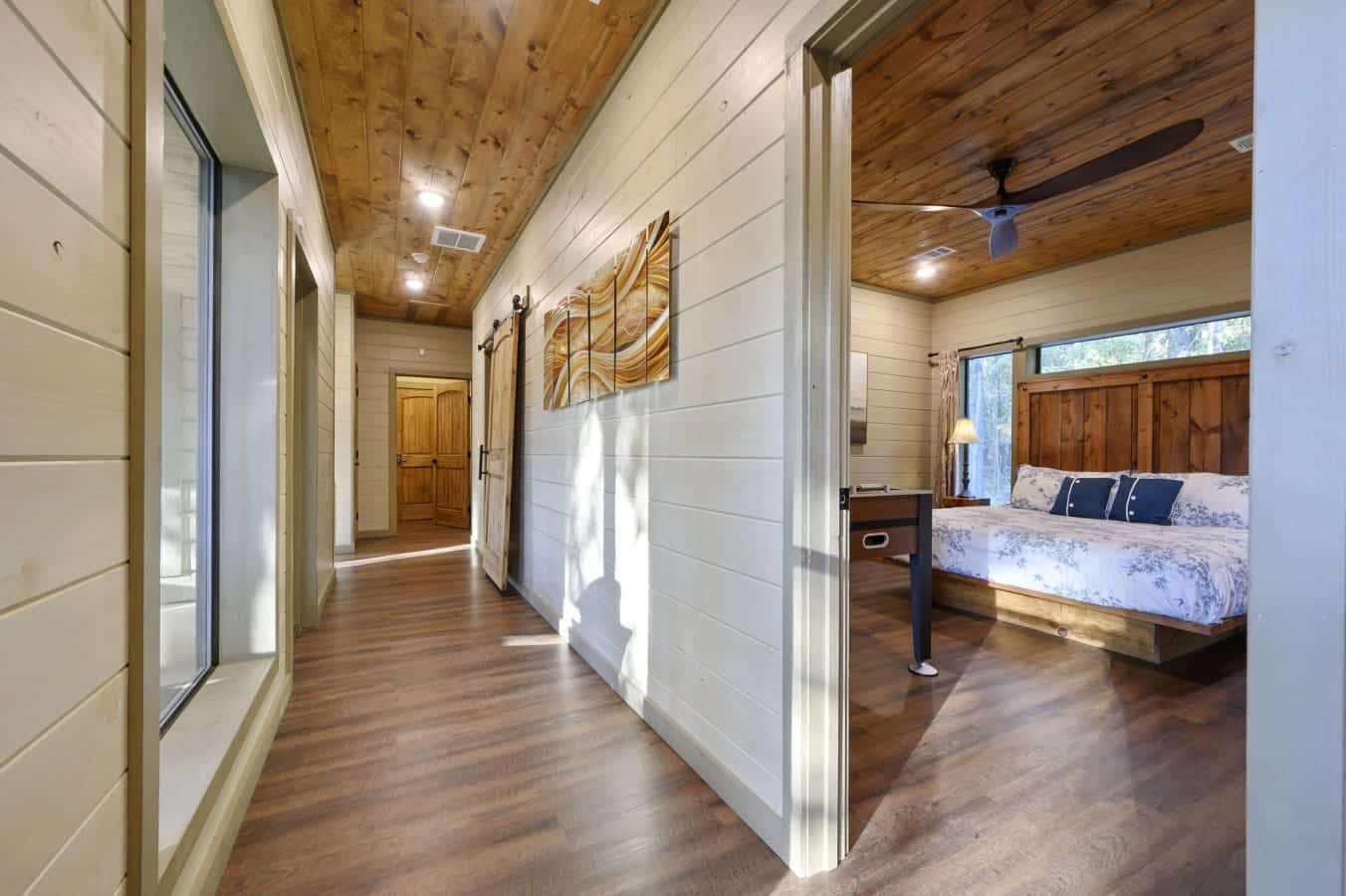Bright, airy room with nature vibes.