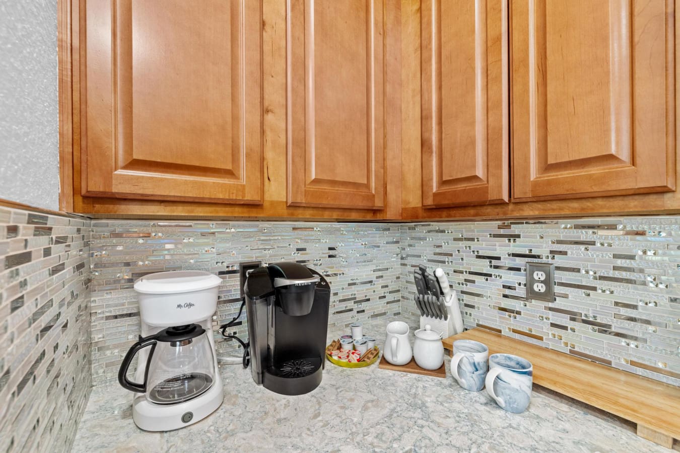 "Brew. Sip. Repeat. Your perfect getaway starts one cup at a time.