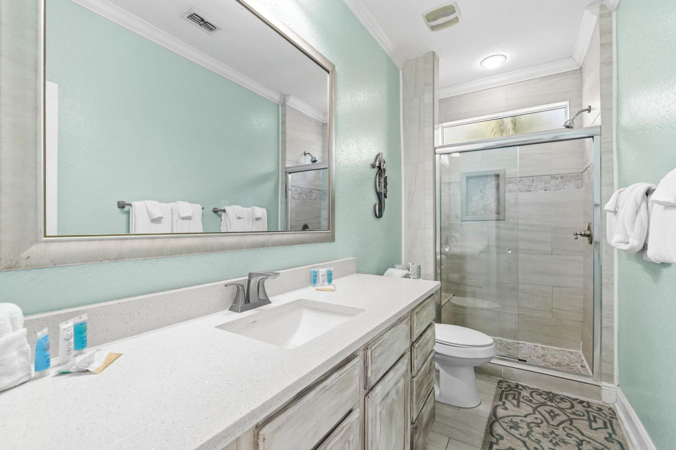 Fresh towels, clean design, and everything you need to feel at home.