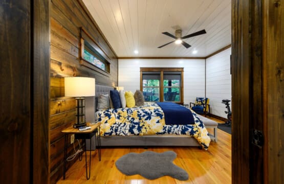 Your peaceful escape after a day in the woods.