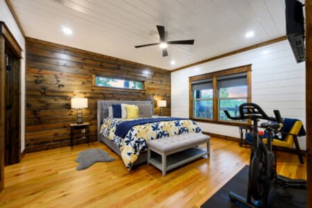 Your peaceful escape after a day in the woods.