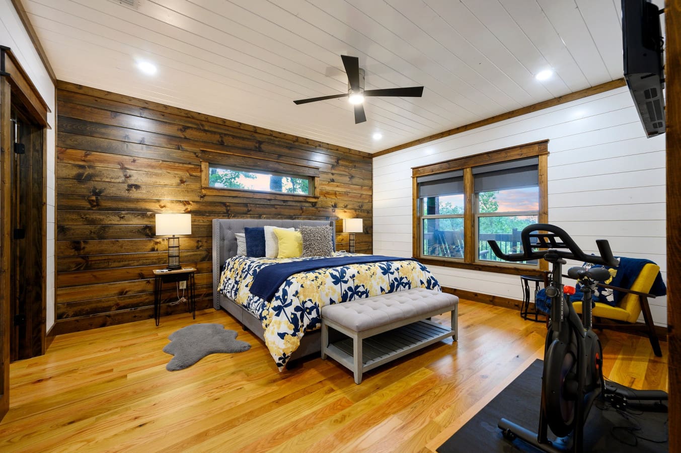 Your peaceful escape after a day in the woods.