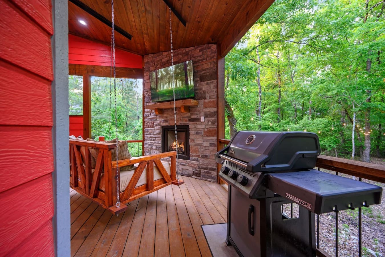 There's something about firing up the grill while the forest hums around you that makes every meal feel like an event, even if it's just Tuesday night burgers.