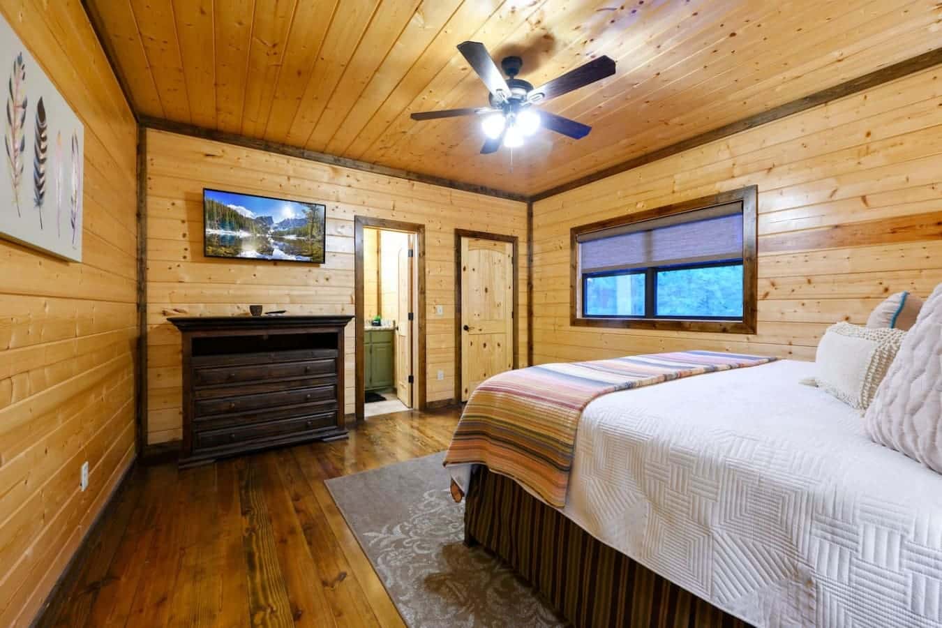 Wake up to actual windows instead of cabin walls closing in on you, with two real beds that don't feel like they're made of concrete and enough room to actually unpack your stuff.