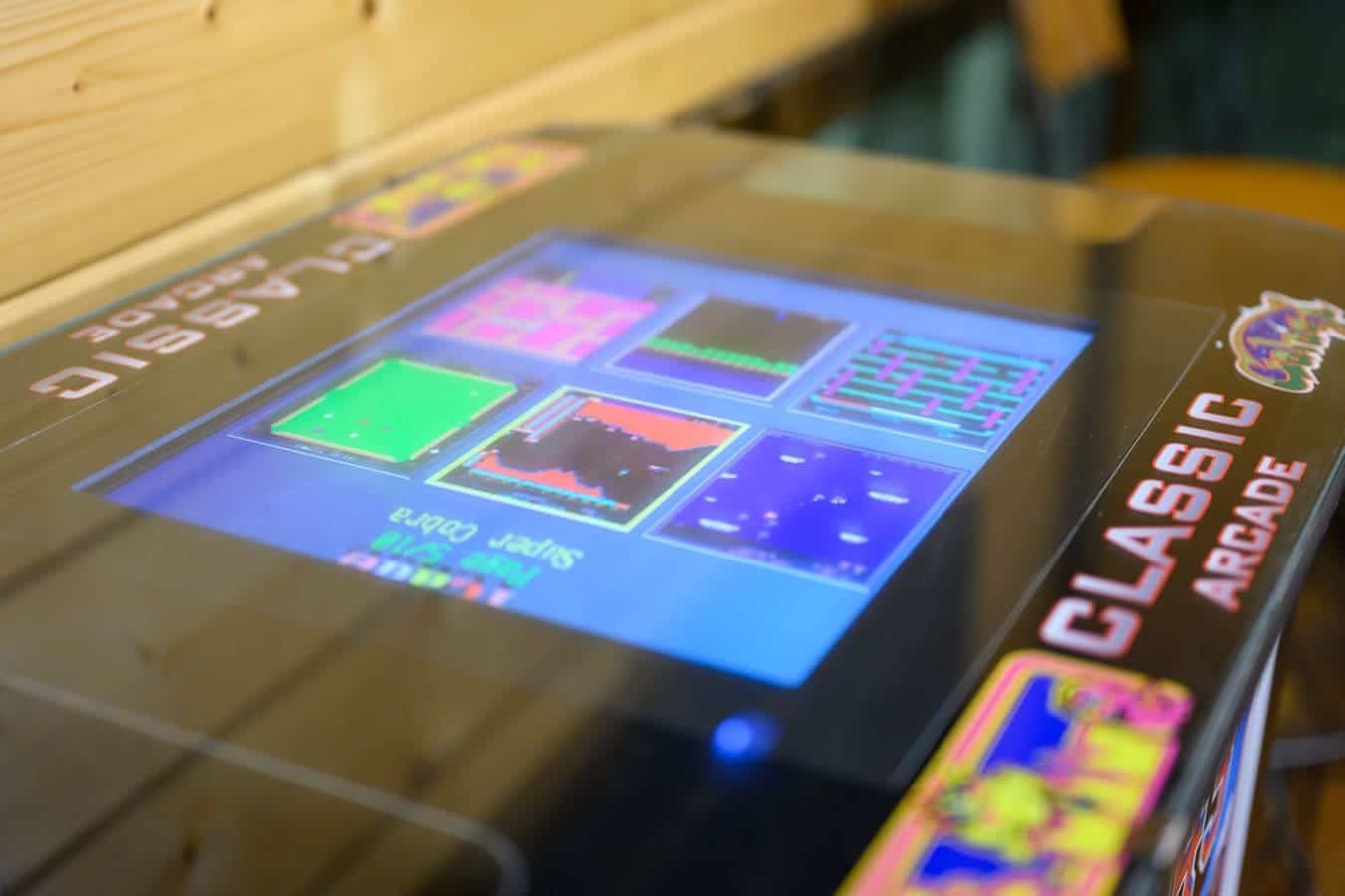 If you and your crew are the competitive type, this arcade cabinet's got enough classic games loaded up to keep you arguing about high scores all weekend.