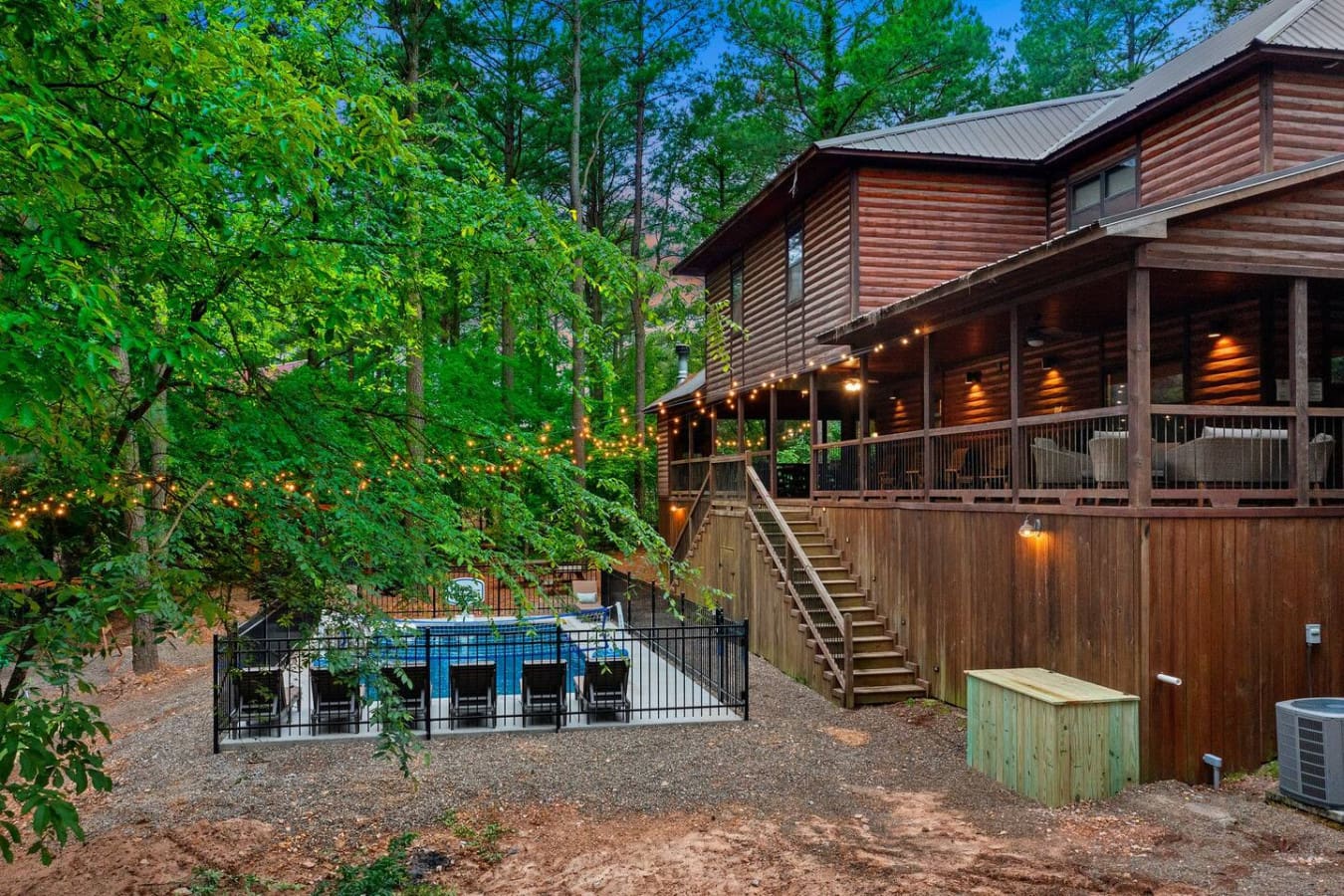 There's something about sitting down by that glowing fire pit with the forest closing in around you that just makes everything else disappear.