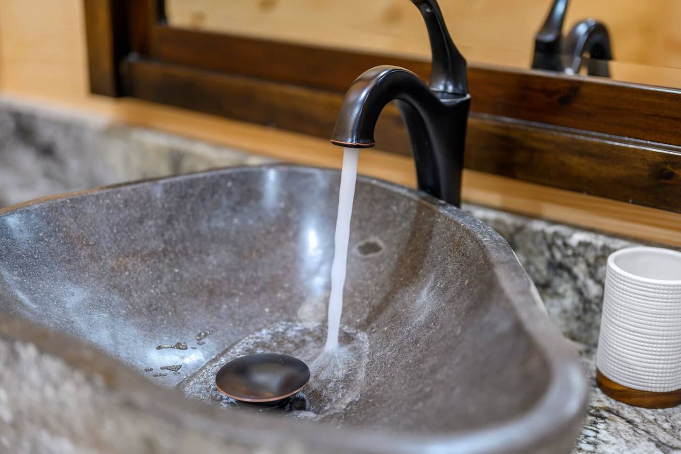 Start and end your day at this stylish sink.