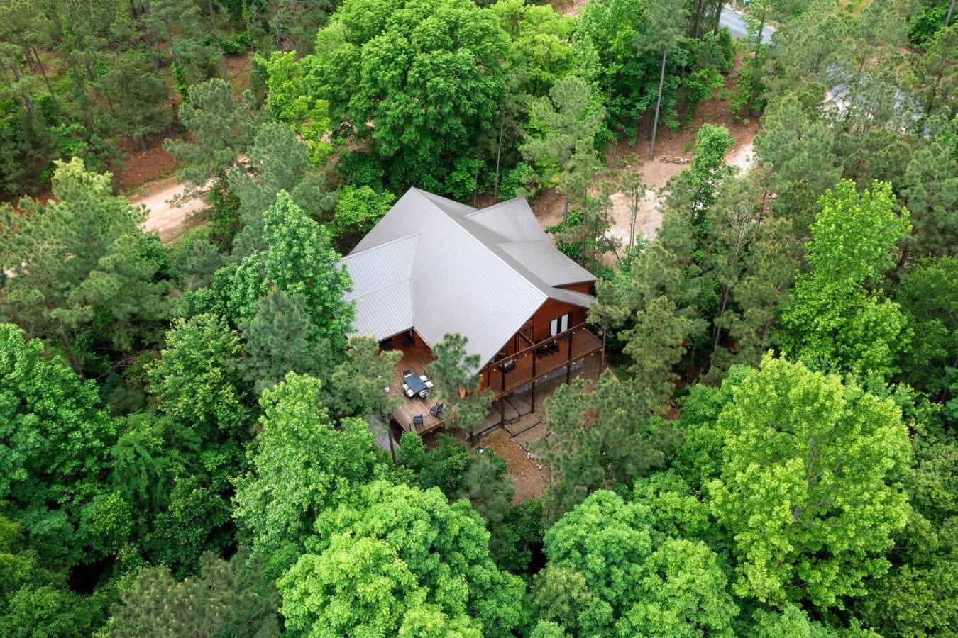 A peaceful perch in the woods.