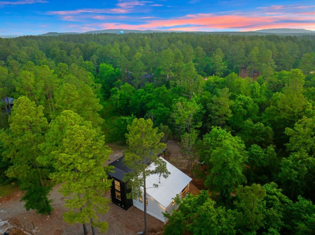 Where the forest whispers and the skies blush—your private escape into peace and pine.
