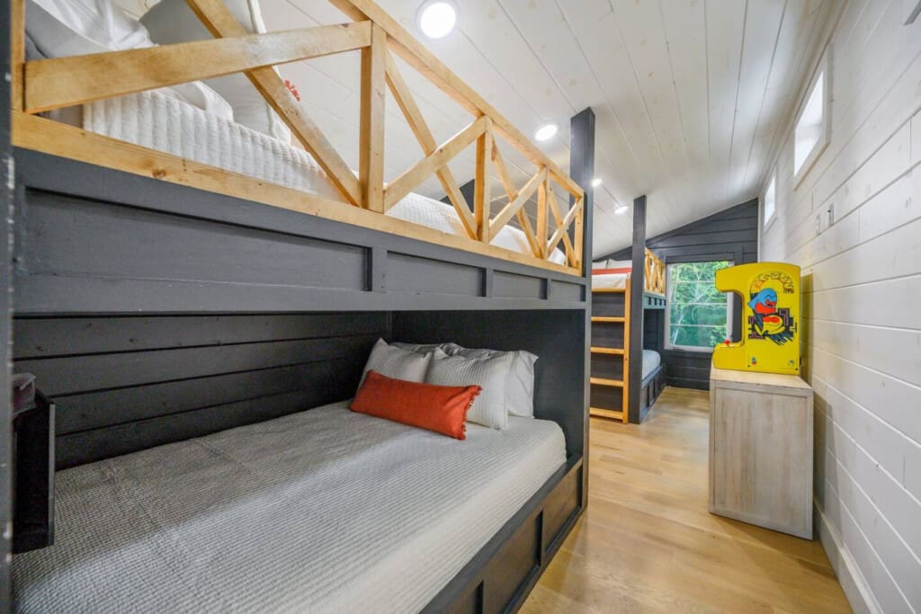 Built-in bunks, cozy corners, and a dash of retro arcade magic—sleepovers just leveled up.