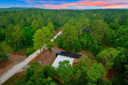 A modern hideaway where the forest is your nearest neighbor and the sunsets are your nightly show.