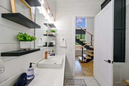 Clean lines, fresh vibes, and a glimpse of what's waiting upstairs.