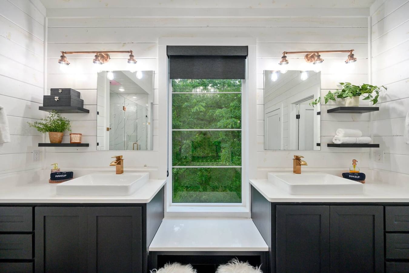 Mornings feel lighter with forest views and double the charm