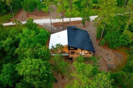 Tucked among the trees with comfort and calm in every corner—your forest escape awaits.
