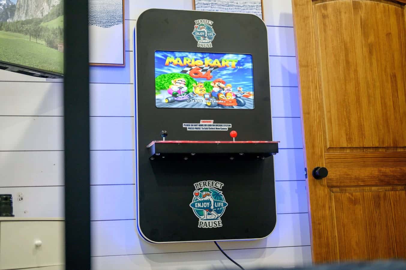 Ready, set, race! 🍄🕹️ Cabin life just hit top speed.