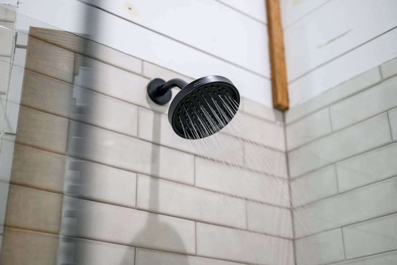 Wash the day away under a soothing rain shower