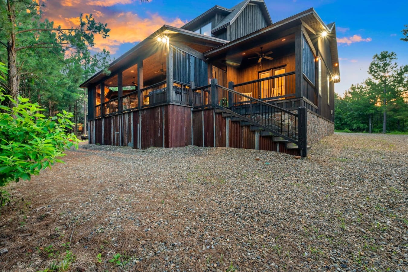 Your private retreat surrounded by pines and peace.