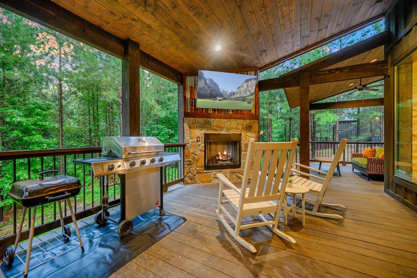 Grill, chill, and take in the still.
