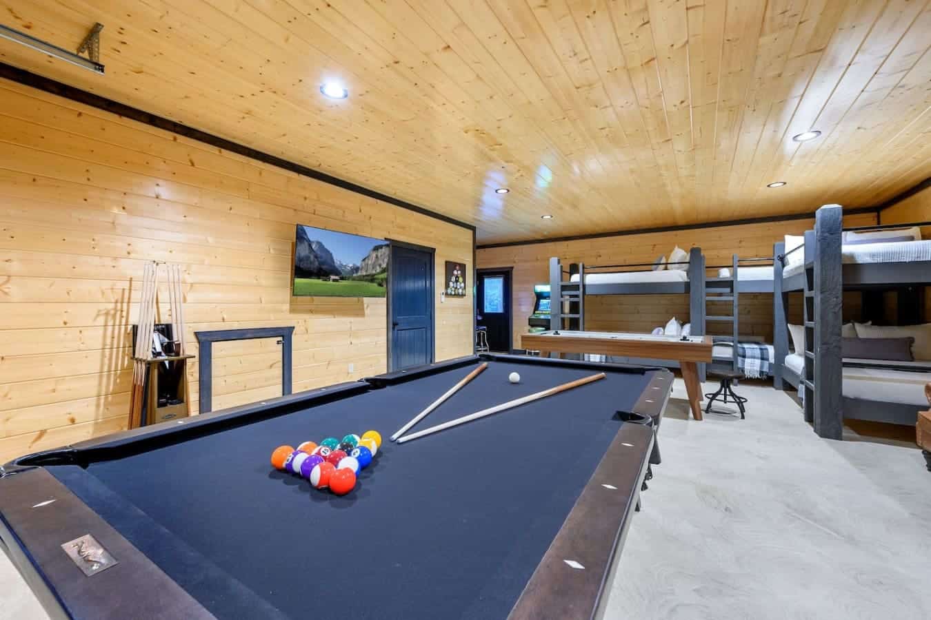 From first shot to last laugh, this room was made for memories.