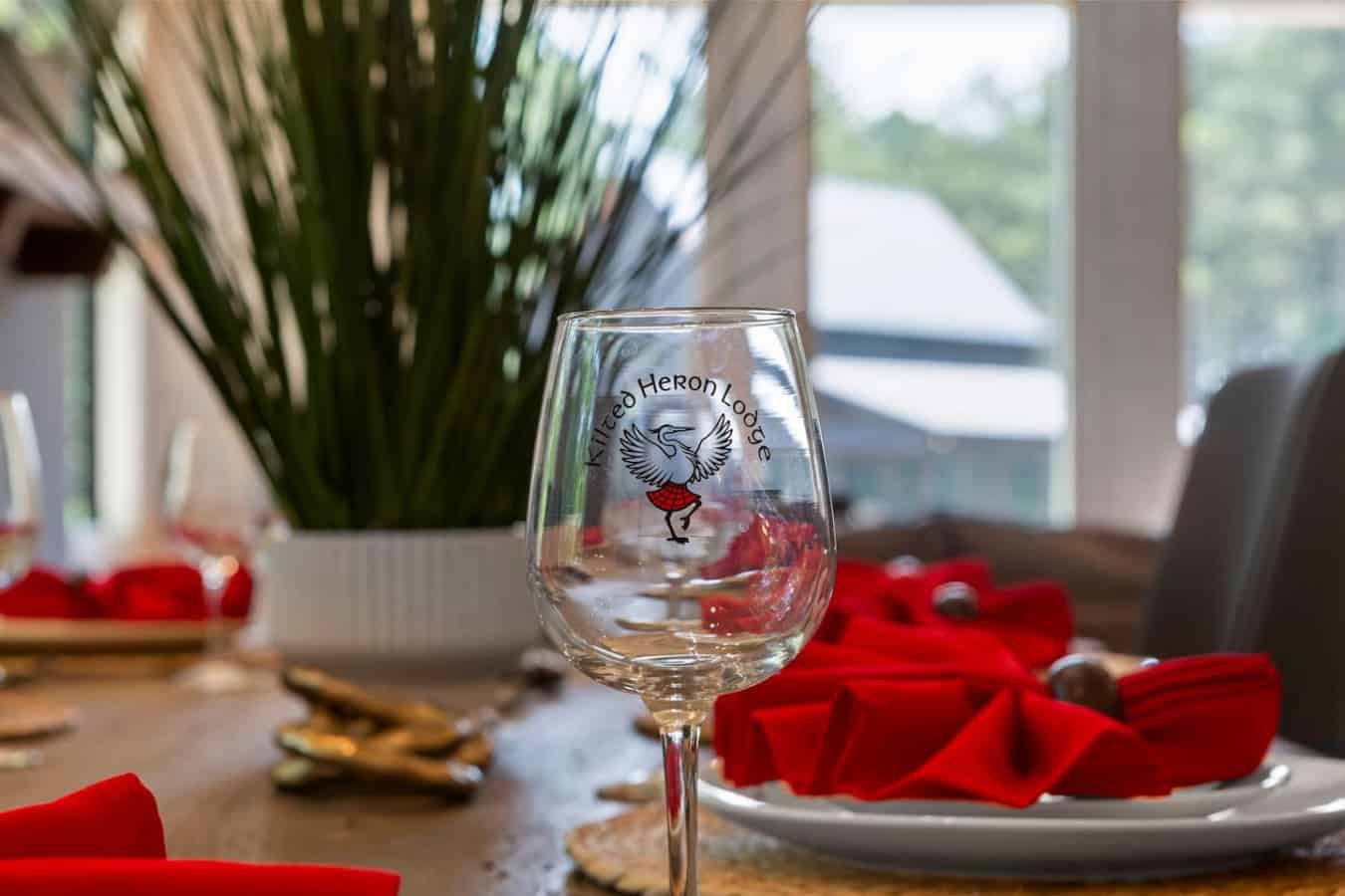 Cheers to cozy gatherings and slow sips surrounded by the serene beauty of the lodge.
