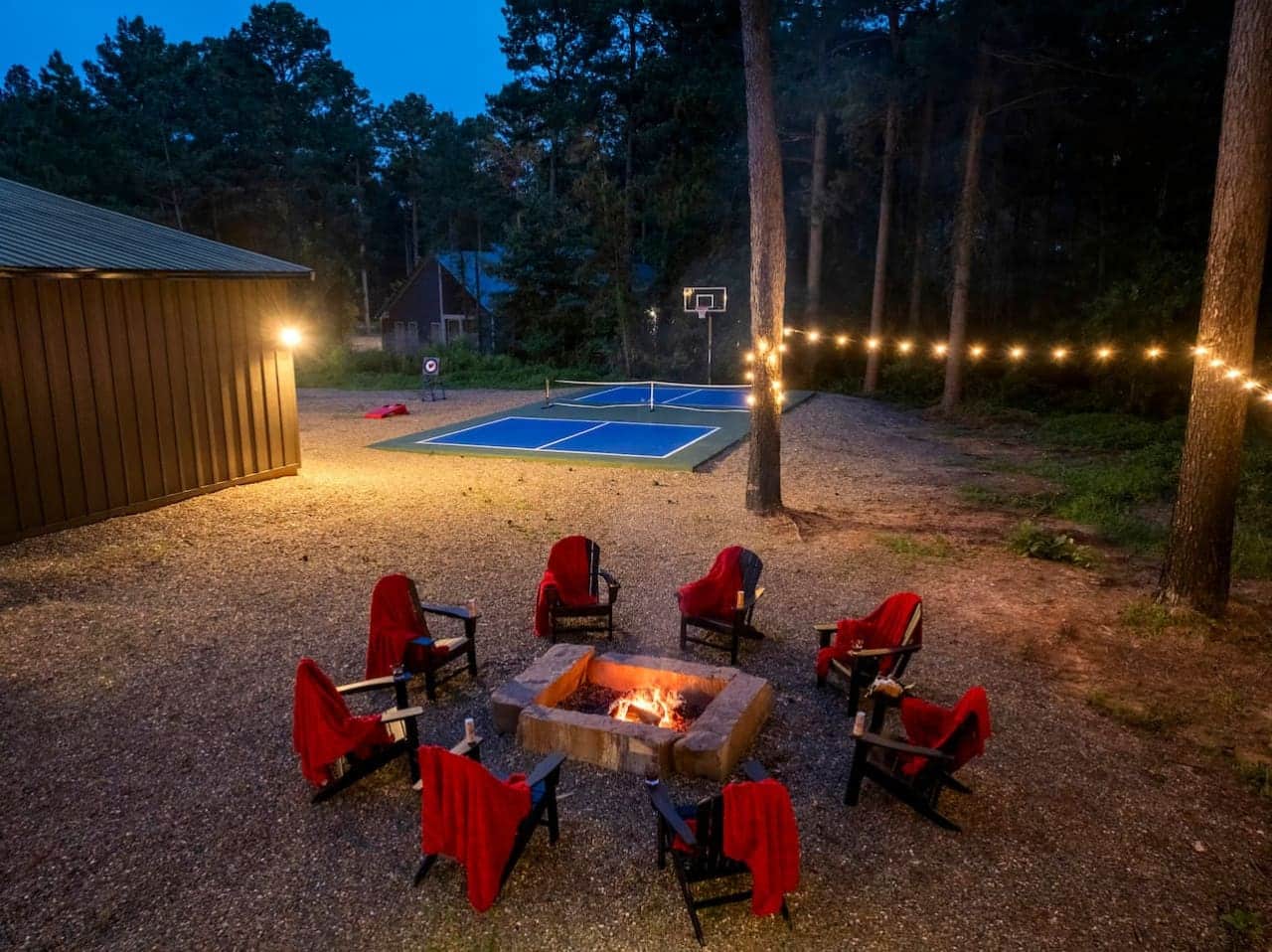 S'mores, string lights, and good company—nights here hit different.