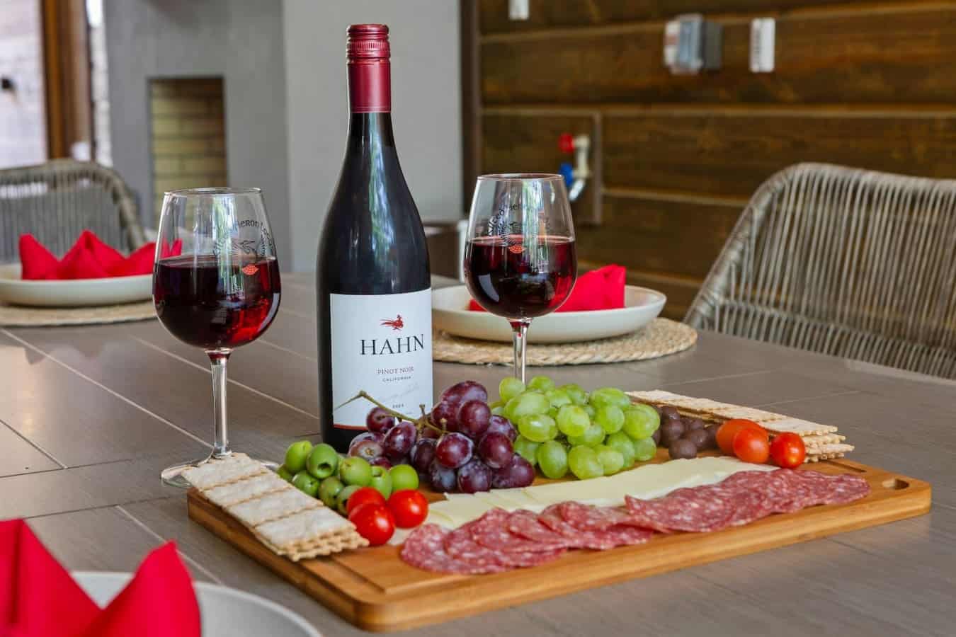 “A spread designed for slow sips and good conversations.”