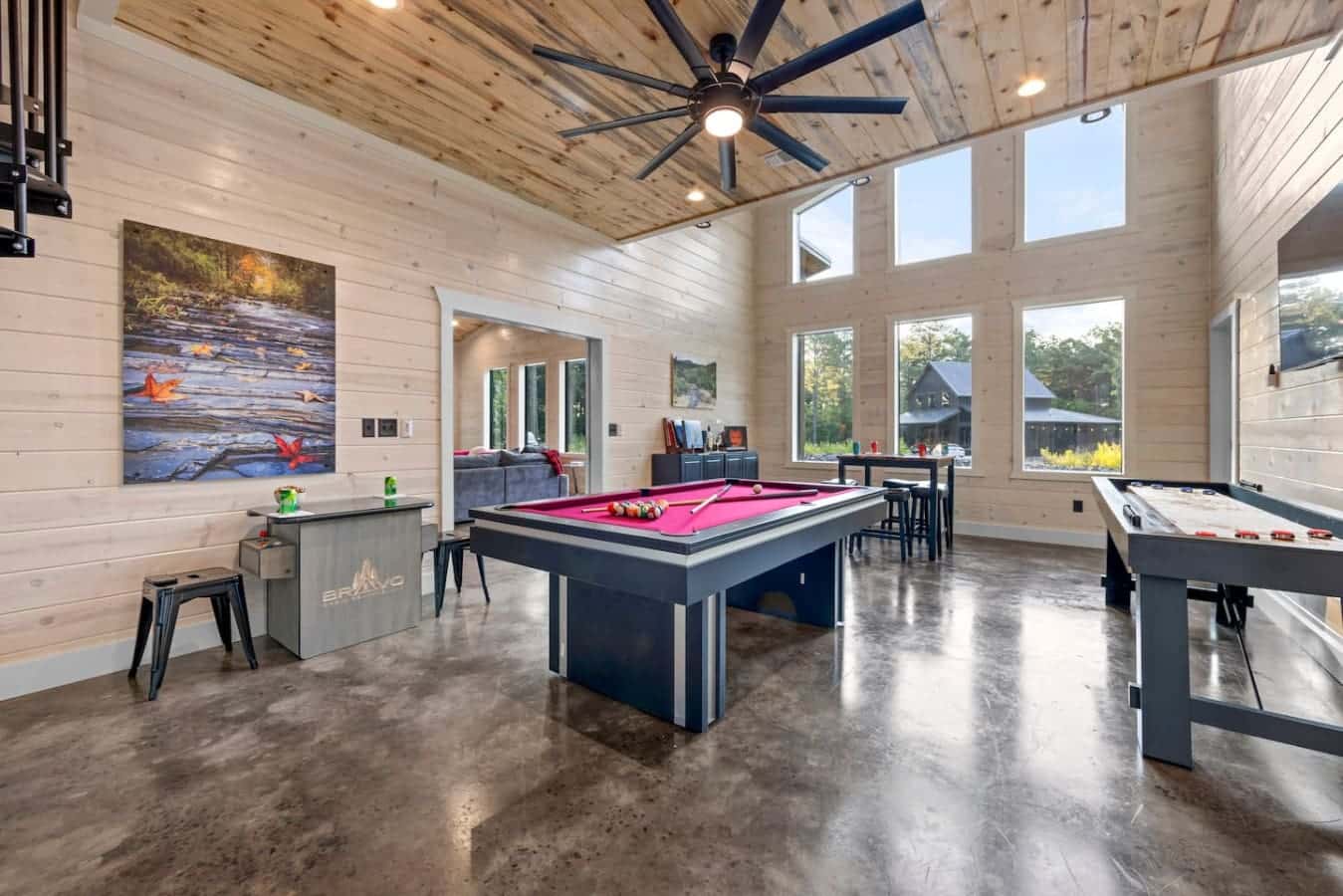 Cue the good times — your private game lounge awaits.